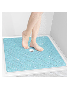 Mat de Ducha Antideslizante OTHWAY 68.58x68.58cm Azul
