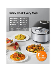 Olla Arrocera COMFEE' 6 Tazas Negra con Tecnología Difusa 2