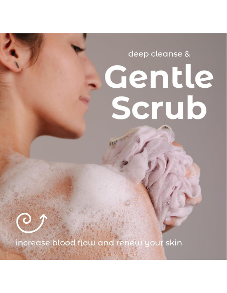 Esponjas de Ducha Loofah MainBasics - Juego de 3, Exfoliantes