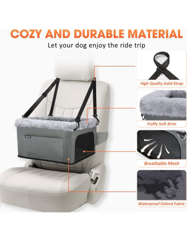 Asiento Elevador para Perros JOEJOY Gris - Soporta hasta 9 kg