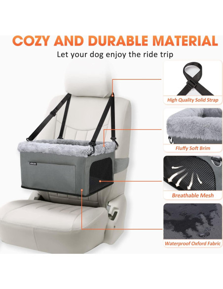 Asiento Elevador para Perros JOEJOY Gris - Soporta hasta 9 kg