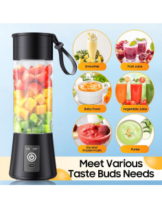 Mezclador Portátil Gardreg 380ml Inalámbrico Recargable Tipo-C 2