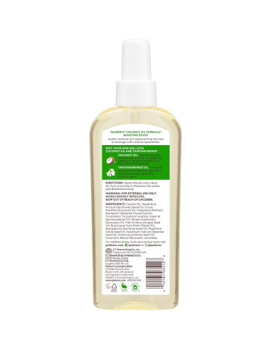 Aceite en Spray Hidratante Palmer's Coco 145 ml para Cabello