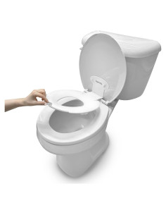 Asiento de Inodoro para Niños Ingenuity Flip & Sit Blanco