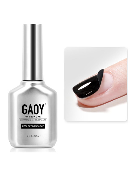 Base Coat Despegable GAOY 16ml para Esmalte de Uñas en Gel