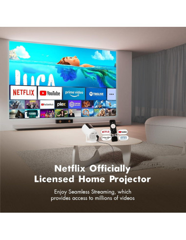 Mini Proyector Portátil Tecaki X5 1080P 4K WiFi Bluetooth 5.2