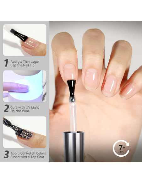 Base Coat Despegable GAOY 16ml para Esmalte de Uñas en Gel