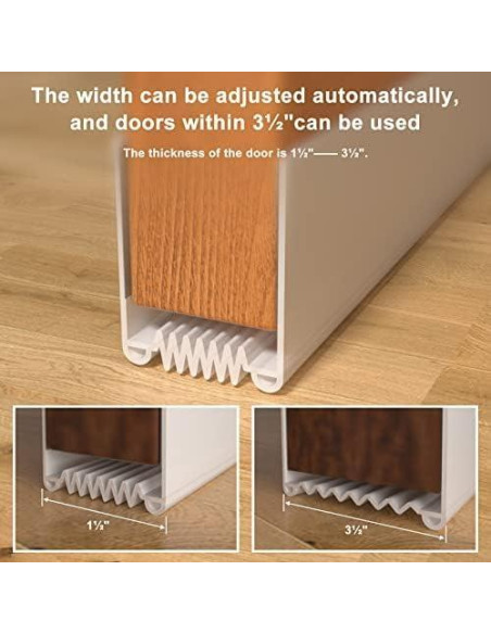 Tapón para Corrientes de Aire YYGCL 99 cm Blanco Cortable