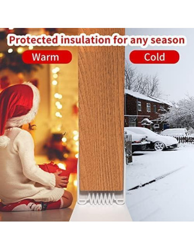 Tapón para Corrientes de Aire YYGCL 99 cm Blanco Cortable