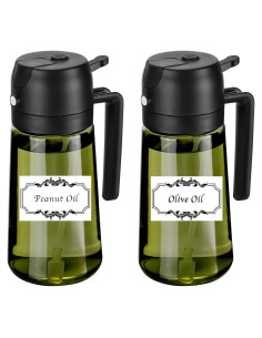 Rociador de Aceite RFetomax 470ml Verde con Etiquetas