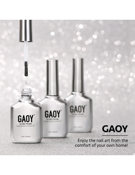 Base Coat Despegable GAOY 16ml para Esmalte de Uñas en Gel