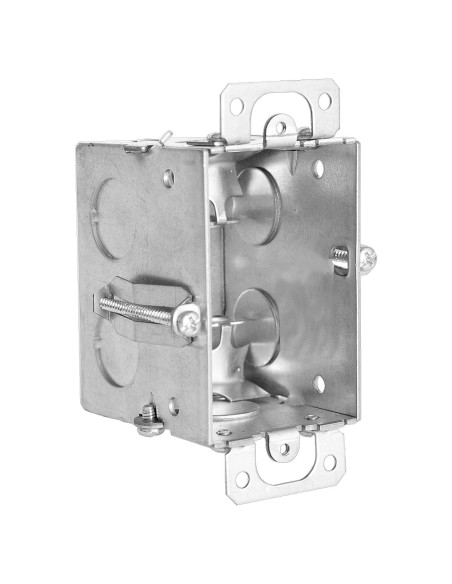 Caja Eléctrica Metálica Airmont 1-Gang 6.35 cm Profunda