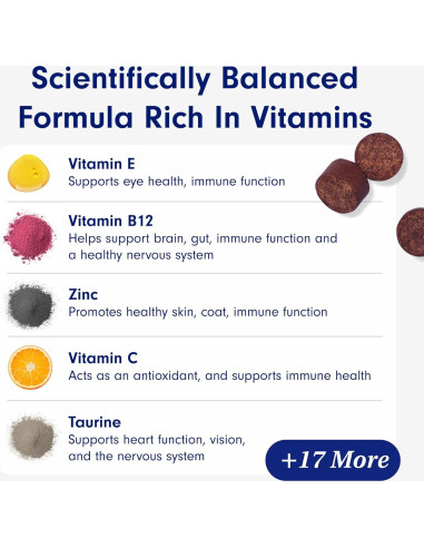 Multivitamina Masticable para Perros PetLab Co. - 22 en 1