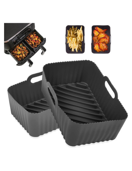 Forros de Silicona Reutilizables CEGOUT para Freidora Ninja DZ201