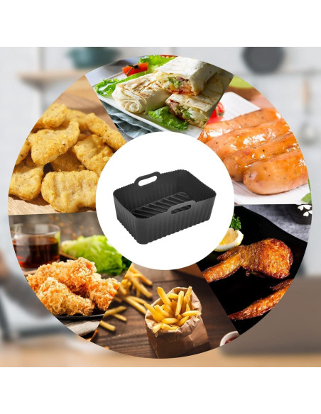 Forros de Silicona Reutilizables CEGOUT para Freidora Ninja DZ201