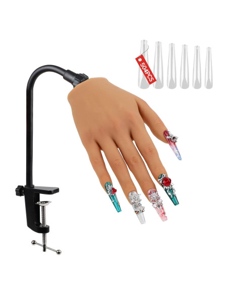 Mano de Práctica para Uñas Acrílicas Rolomanve 504 PZS