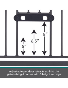 Puerta para Mascotas North States Deco EasyPass 78.74 cm Alta 2