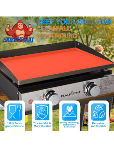 Tapete de Silicona 22" VBAGRSO para Plancha Blackstone 2