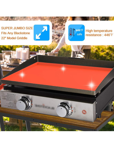 Tapete de Silicona 22" VBAGRSO para Plancha Blackstone