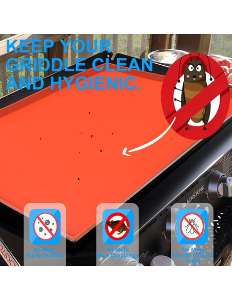 Tapete de Silicona 22" VBAGRSO para Plancha Blackstone