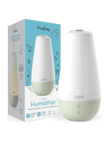 Humidificador 3-en-1 PureBaby Pure Enrichment Verde 2L