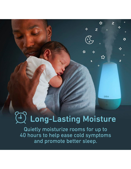 Humidificador 3-en-1 PureBaby Pure Enrichment Verde 2L