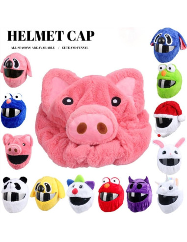 Cubierta de Casco de Motocicleta HTLNUZD Cara Completa Unisex