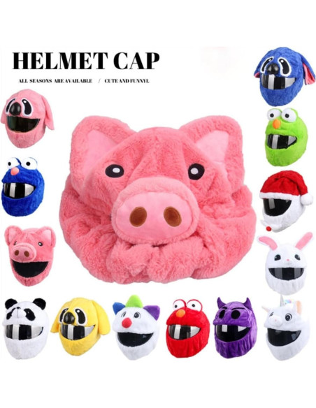 Cubierta de Casco de Motocicleta HTLNUZD Cara Completa Unisex