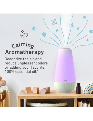 Humidificador 3-en-1 PureBaby Pure Enrichment Verde 2L