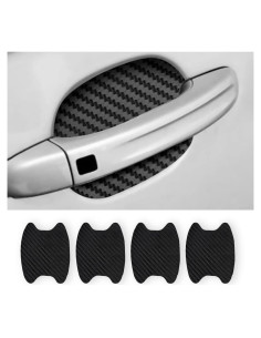 Protector de Manija de Puerta de Coche Blilo 4PCS Fibra Carbono