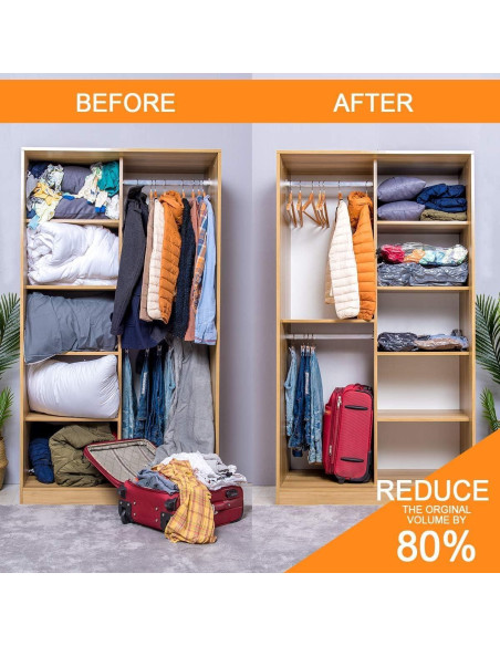 10 Bolsas de Almacenamiento al Vacío GONGSHI Pequeñas 10 Bolsas de Almacenamiento al Vacío GONGSHI Pequeñas