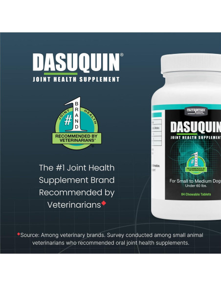 Suplemento Articular Nutramax Dasuquin 84 Masticables Perro Pequeño/Mediano