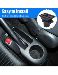 Caja de Apoyabrazos para Auto YJYWZH Toyota Yaris 2006-2011 2