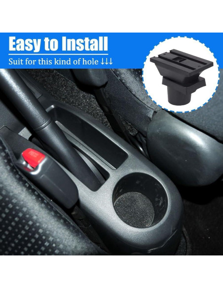 Caja de Apoyabrazos para Auto YJYWZH Toyota Yaris 2006-2011