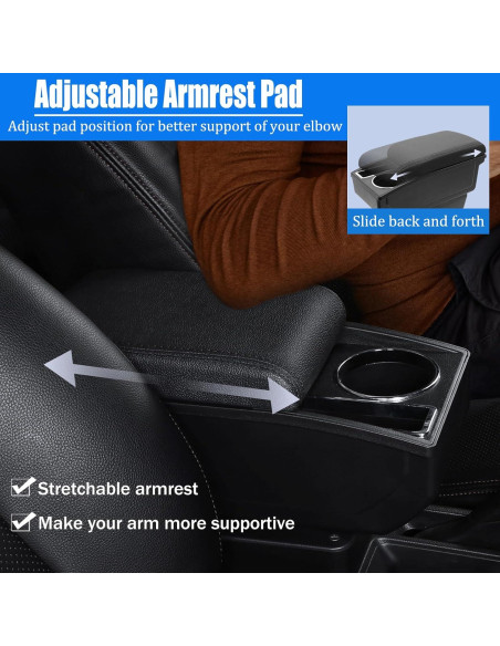 Caja de Apoyabrazos para Auto YJYWZH Toyota Yaris 2006-2011