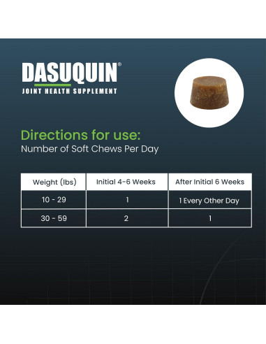 Suplemento Articular Nutramax Dasuquin 84 Masticables Perro Pequeño/Mediano