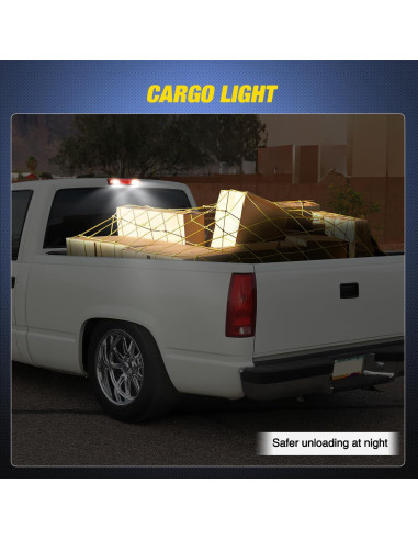 Luz de Freno LED Nilight Rojo para Chevy GMC C/K 1988-2000