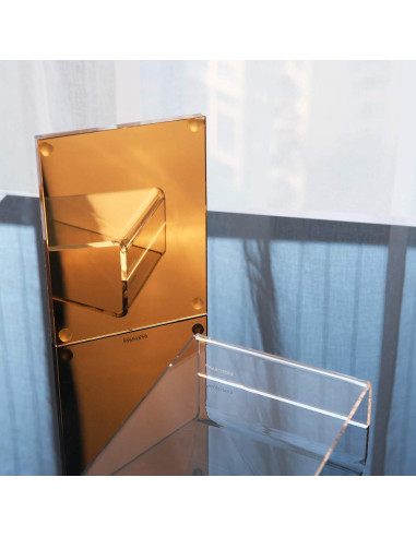 Calculadora Acrílica EXPUTRAN con Soporte, Pantalla LCD 12 Dígitos