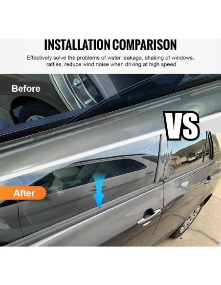 Sellos de Moldura de Ventana GZYF para Toyota Prado 2003-2009