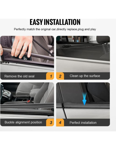 Sellos de Moldura de Ventana GZYF para Toyota Prado 2003-2009