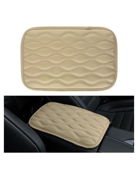 Funda Almohadilla Consola Central Auto Amiss Beige Universal