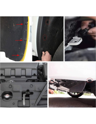 GOOACC 100 Clips Sujetadores Tipo Empuje para Toyota y Lexus