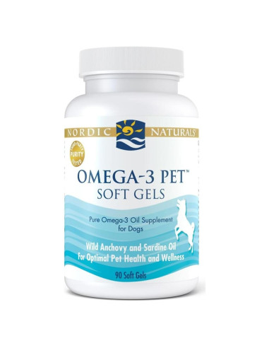 Omega-3 para Mascotas Nordic Naturals - 90 Gelatinas Blandas - 330 mg DHA