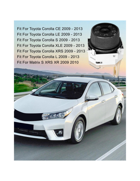 Interruptor de Ventilador de Aire Acondicionado AUGREX para Toyota