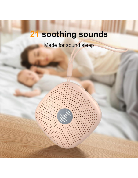 Máquina de Ruido Blanco HAODINGMAI H10-FS 21 Sonidos Compacta Máquina de Ruido Blanco HAODINGMAI H10-FS 21 Sonidos Compacta