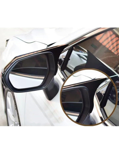 Cubierta de Espejo Retrovisor Toyota Camry 2018-2025 TKREENO Negro Brillante
