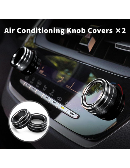 Cubierta de Perilla de Aluminio Polodunn para Toyota Corolla 2022-2025