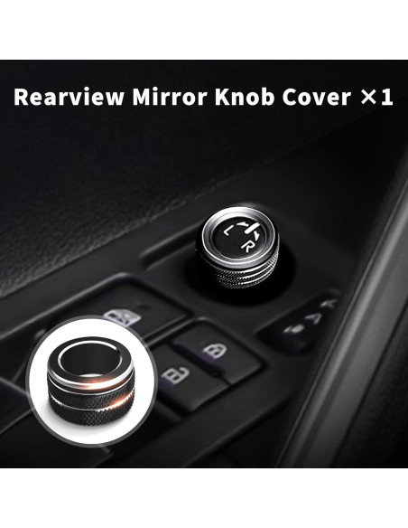 Cubierta de Perilla de Aluminio Polodunn para Toyota Corolla 2022-2025