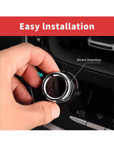 Cubierta de Perilla de Aluminio Polodunn para Toyota Corolla 2022-2025