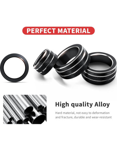 Cubierta de Perilla de Aluminio Polodunn para Toyota Corolla 2022-2025